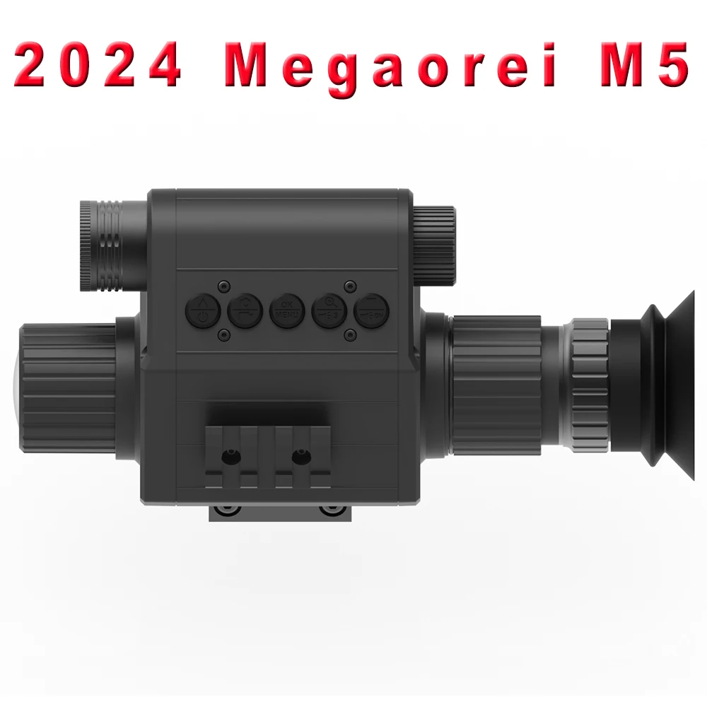 Megaorei M5 Hunting Night Visions Scope Optics 1080P Riflescope with Camera Adjustable Cross Support Photo Video Record