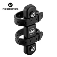 ROCKBROS-Adaptador de montaje para portabotellas de bicicleta, Gel de silicona, soporte Universal para hervidor, fácil instalación, equipo de ciclismo
