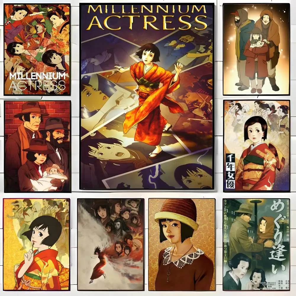 Millennium Actress Poster Large Decorative Wall Art for Any Space and Gifts