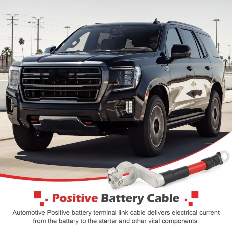 H3CE High Conductivity Replacement Top Post Positive Battery Wire For 150 Amp 170 Amp Generators Truck SUVs 84494554 19341182