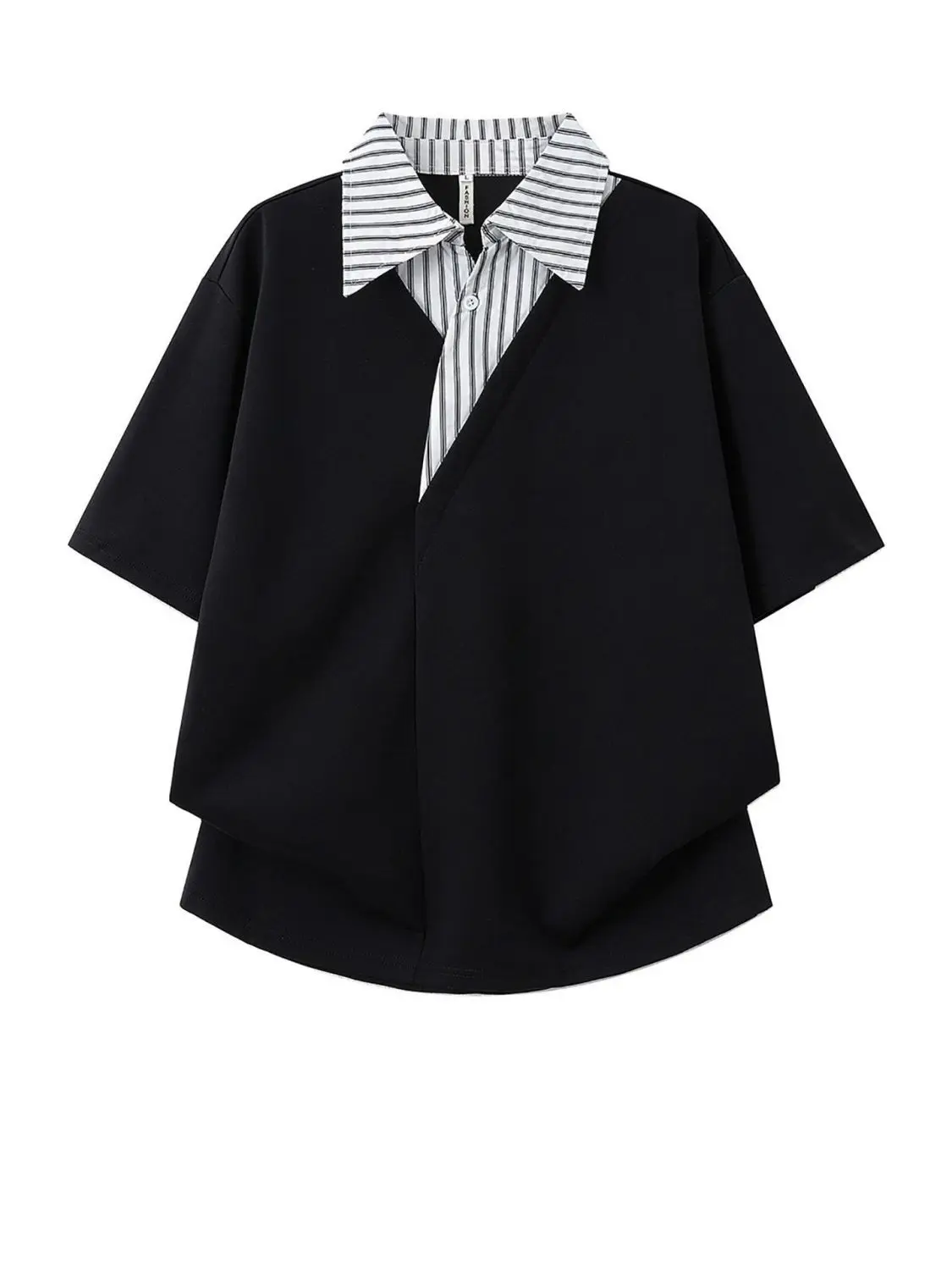 Shirt Collar Short-sleeved Design POLO Shirt T-shirt Men's 2026 New Summer Top