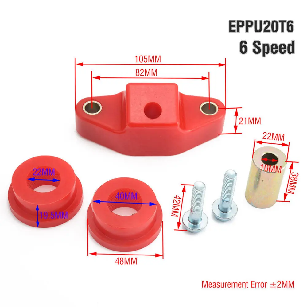 EPMAN Front & Rear Shifter Stabilizer Bushing Kit (5 / 6 Speed ) For Subaru Impreza WRX BRZ Forester Legacy For Toyota FR-S GT86