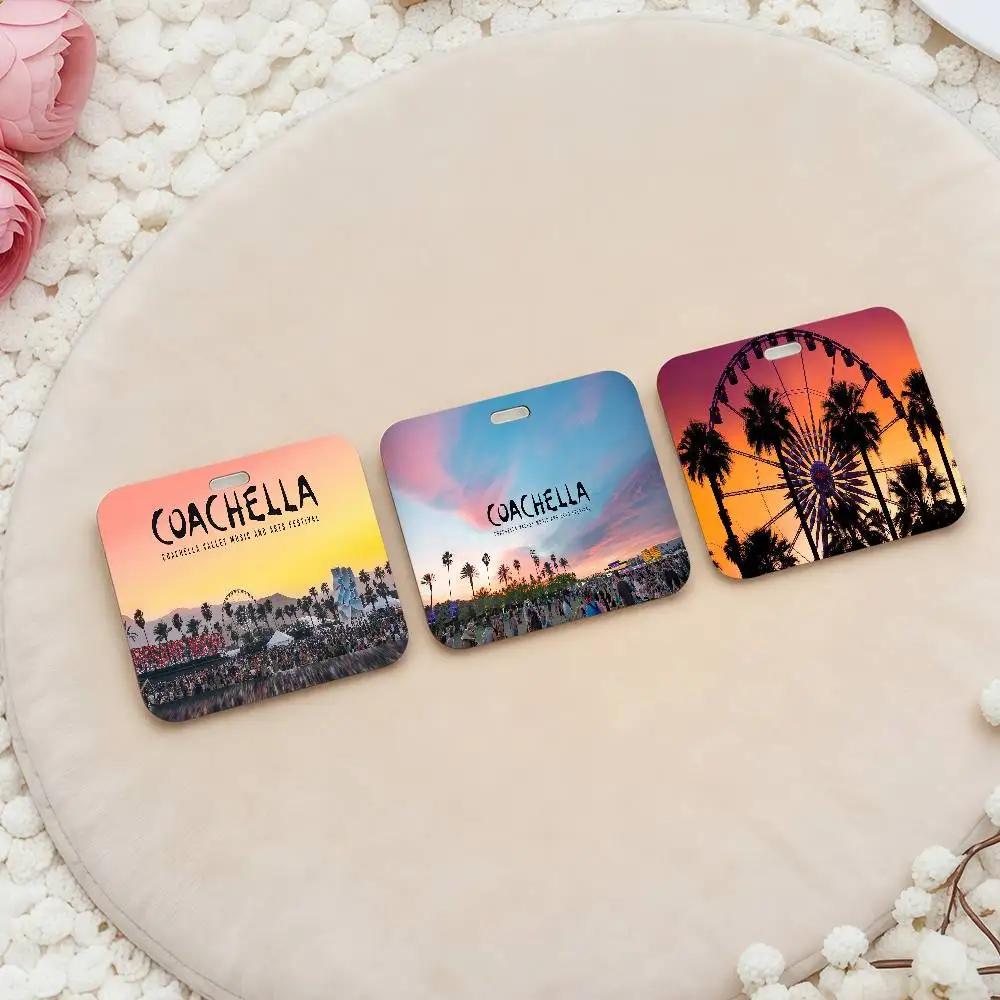 

Декоративные чехлы для кредитных/дебетовых карт, наклейки для проездных карт на музыкальный фестиваль Coachella-ES