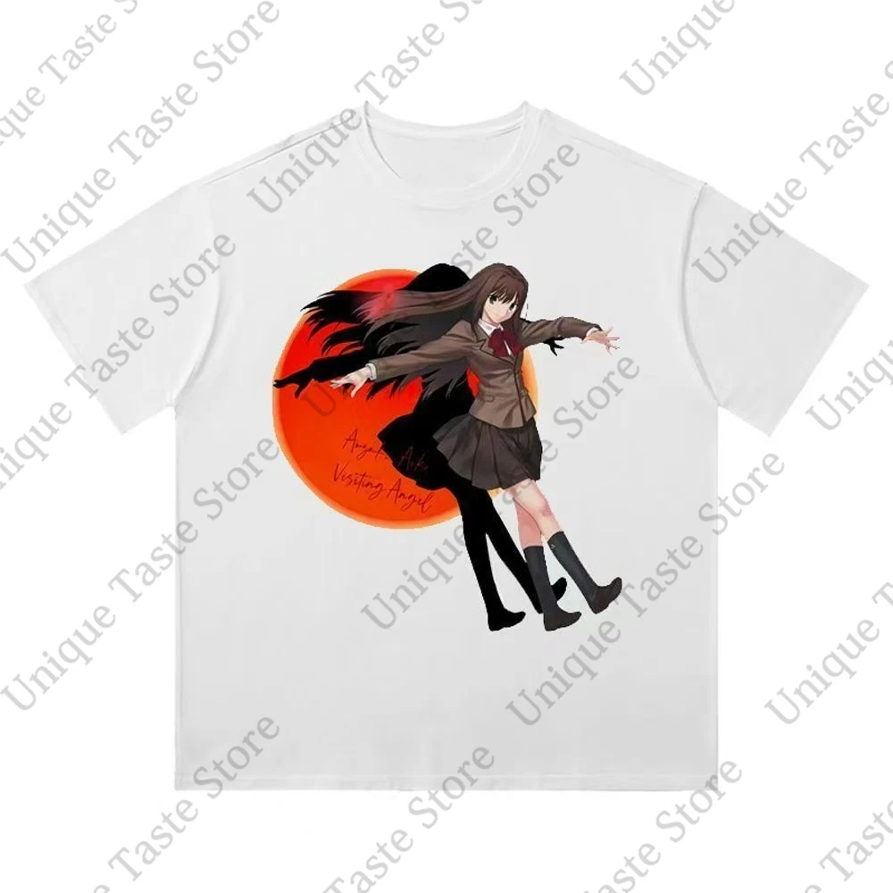 ‌WITCH ON THE HOLY NIGHT T Shirt Aozaki Aoko Magic Gunner Cartoon Print T-shirt Summer Comfortable Cotton Short Sleeve Tee Tops