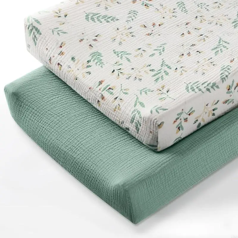 D5QA Windel-Wickelunterlage-Abdeckung, Wickeltischunterlage für Babys, Wickelstation, weich, dehnbar, Wickelunterlage für