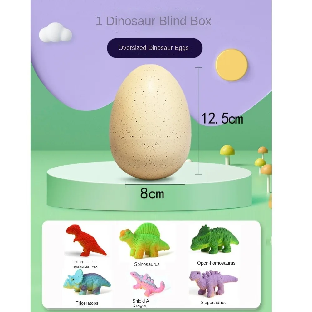 

Funny Gift Soft Dinosaur Eggs Blind Box Deform Soaked in Water Expand Incubated Eggs Christmas Halloween Surprise Gift