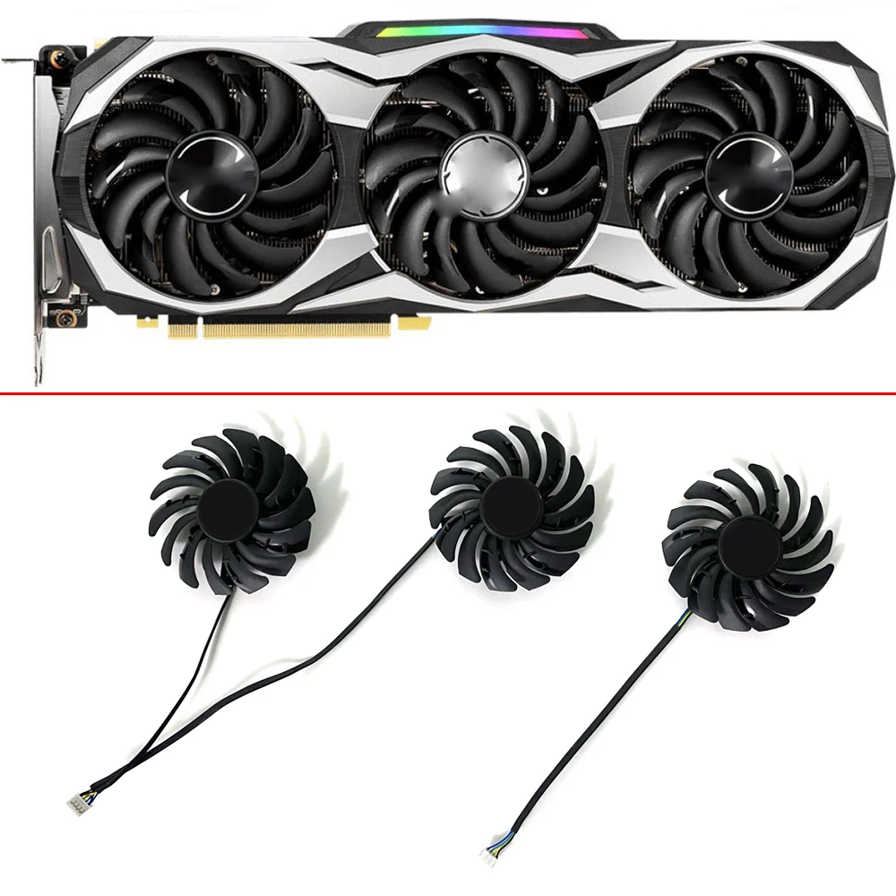 

PLD09210S12HH 87MM 4PIN RTX2080TI RTX2080 RTX2070 GPU FAN For MSI GeForce RTX 2070 2080 2080Ti DUKE OC Graphics Video Card Fan