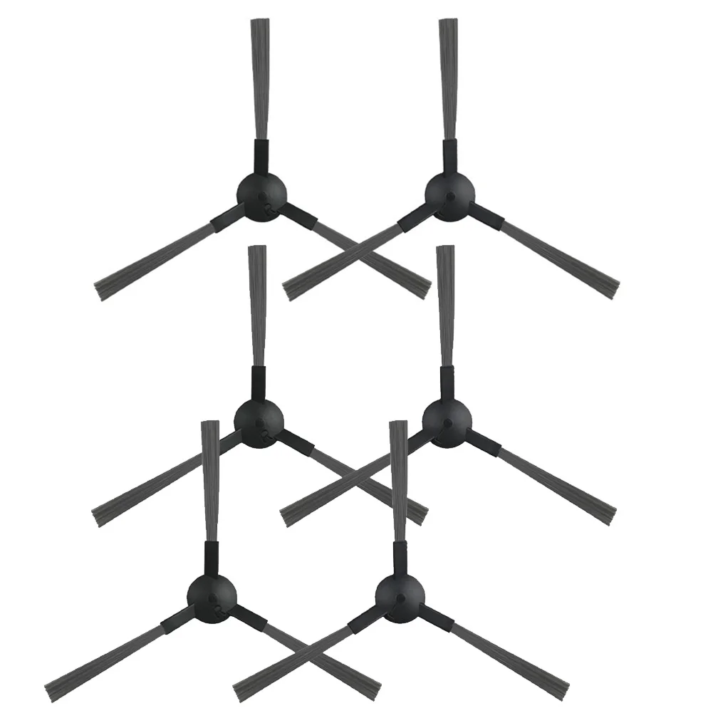 Excelente sujeira e remoção de poeira para Tesvor S7 Pro, aspirador robô, substituição escova lateral, conjunto de 6