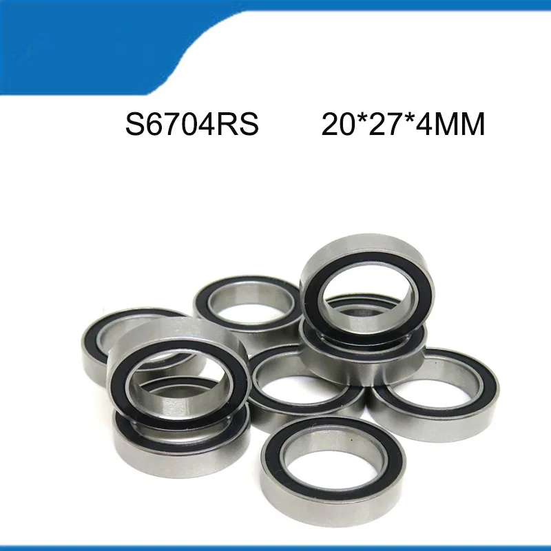 

S6704RS (20*27*4 MM) 5PCS Sell Hot High Quality Corrosion Resist Stainless Sealed Deep Groove Ball Bearing Shaft (ABEC-5)