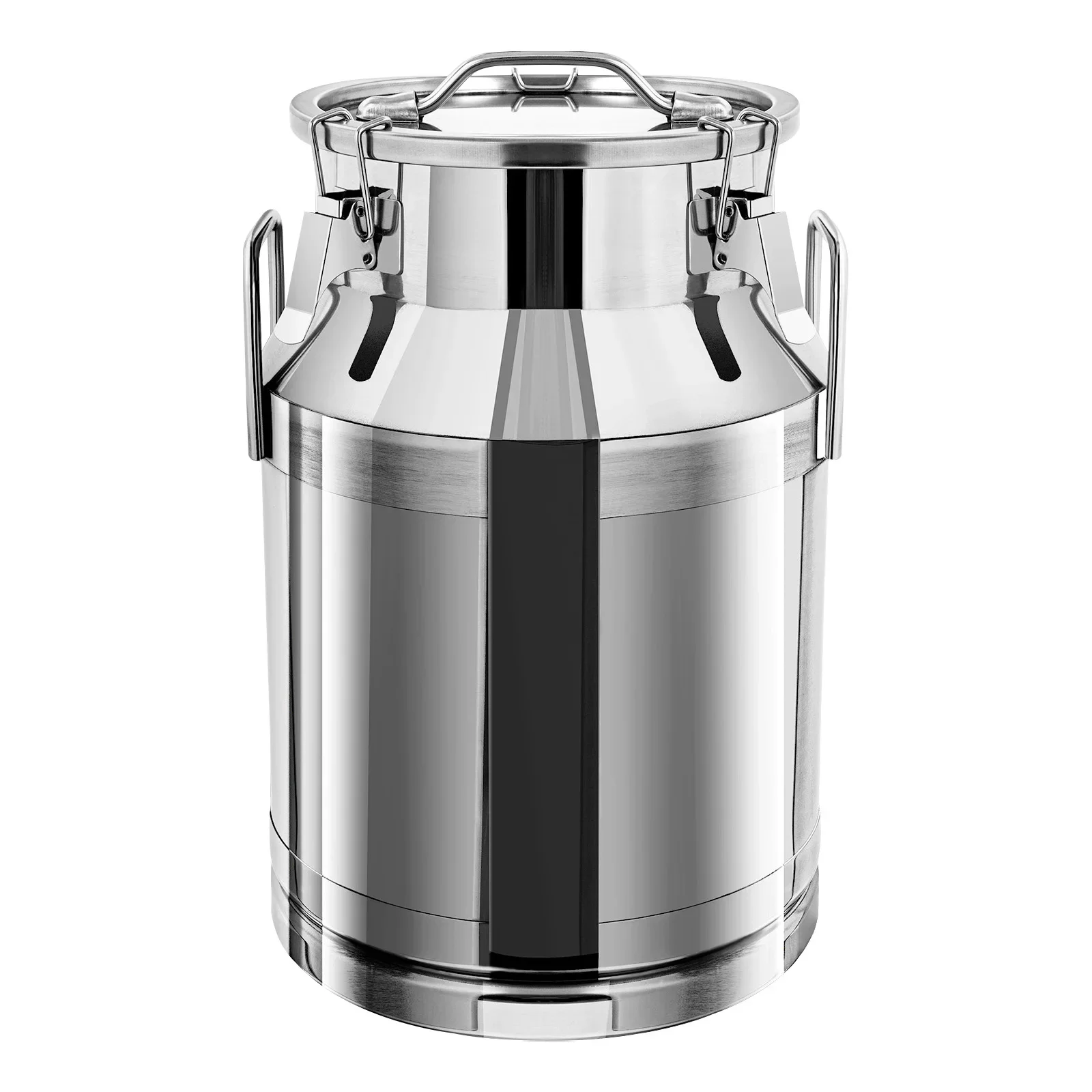 

30L/8gal stainless steel milk sealed bucket With handle wine barrel Grain bucket Food storage bucket ice bucket