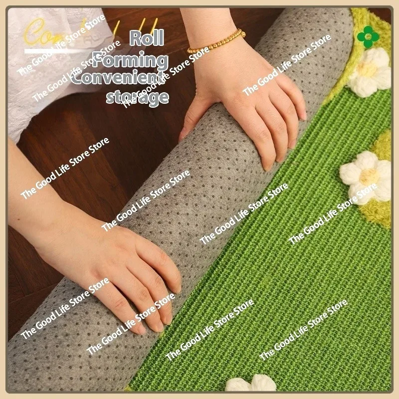Cluster Sisal Carpet Cat Scratching Pad Creative Cat Scratching Board Grinding Claws Wear-resistant Pet Floor Mat Supplies - Image 4
