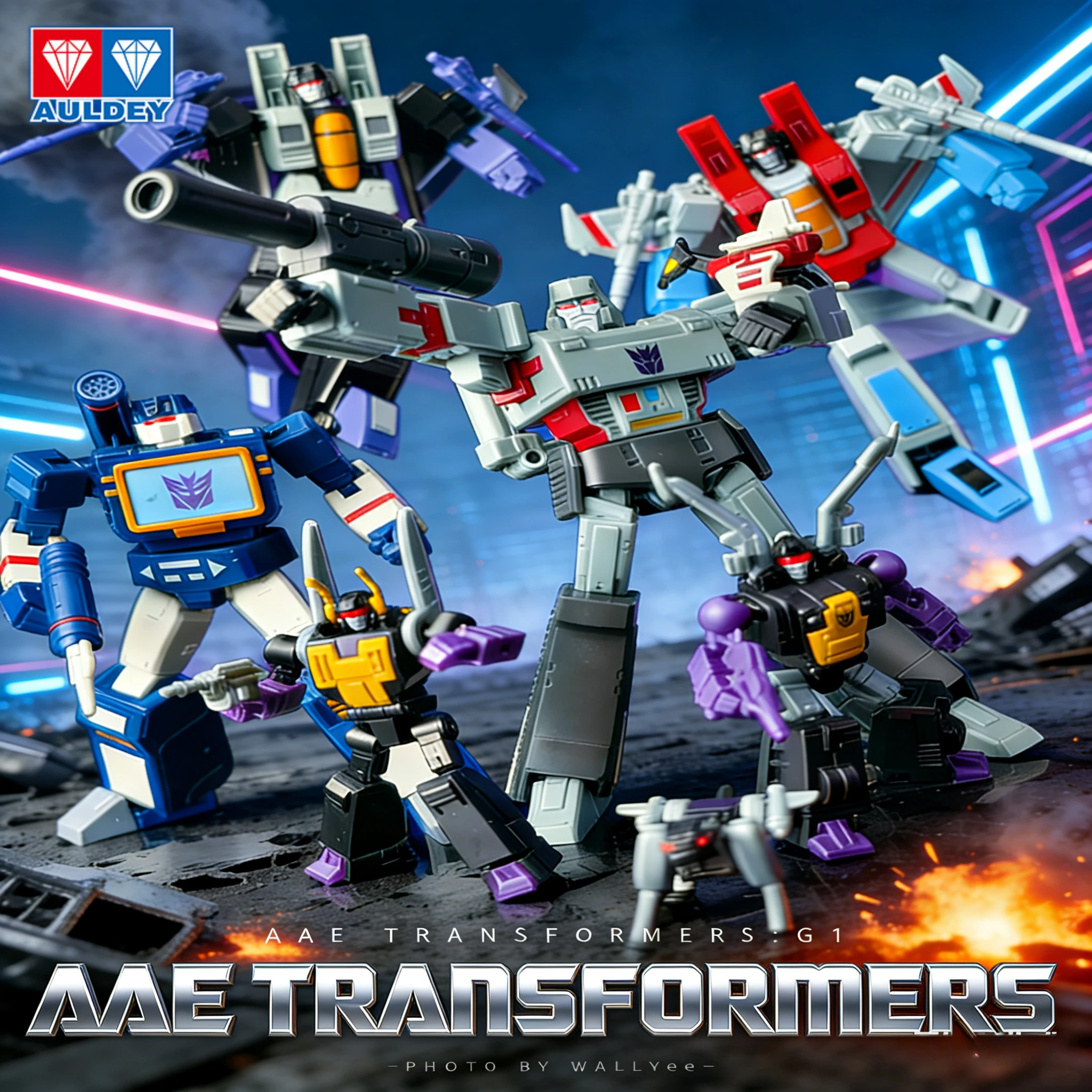 AULEDY トランスフォーマー AAE G1 オプティマスプライム 1/43スケール 25可動点 コレクターフィギュアセット 男の子へのギフト 精密塗装