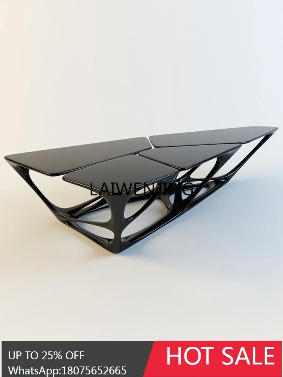 MJY FRP special-shaped hollow coffee table tree root tea table triangular polygon