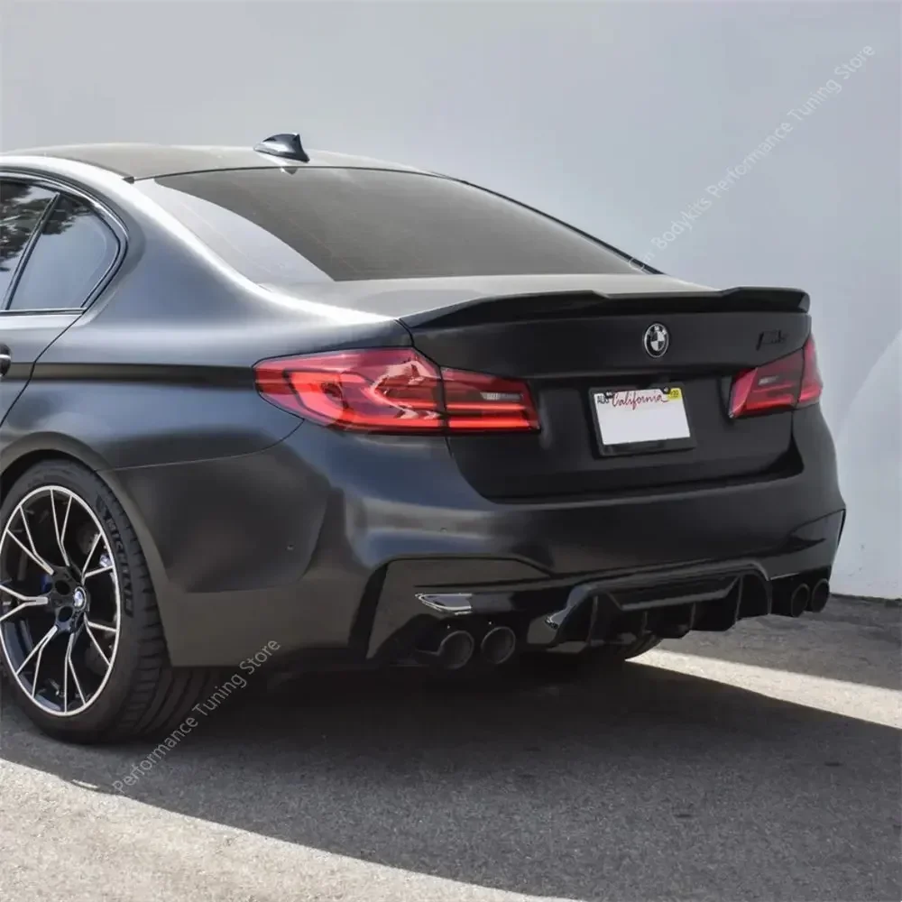 Performance Rear Spoiler For BMW G30 F90 M5 5 Series 520i 530i 530d 540i M550i M550d M5 Rear Trunk Tail Wing Bodykits 2017-2023