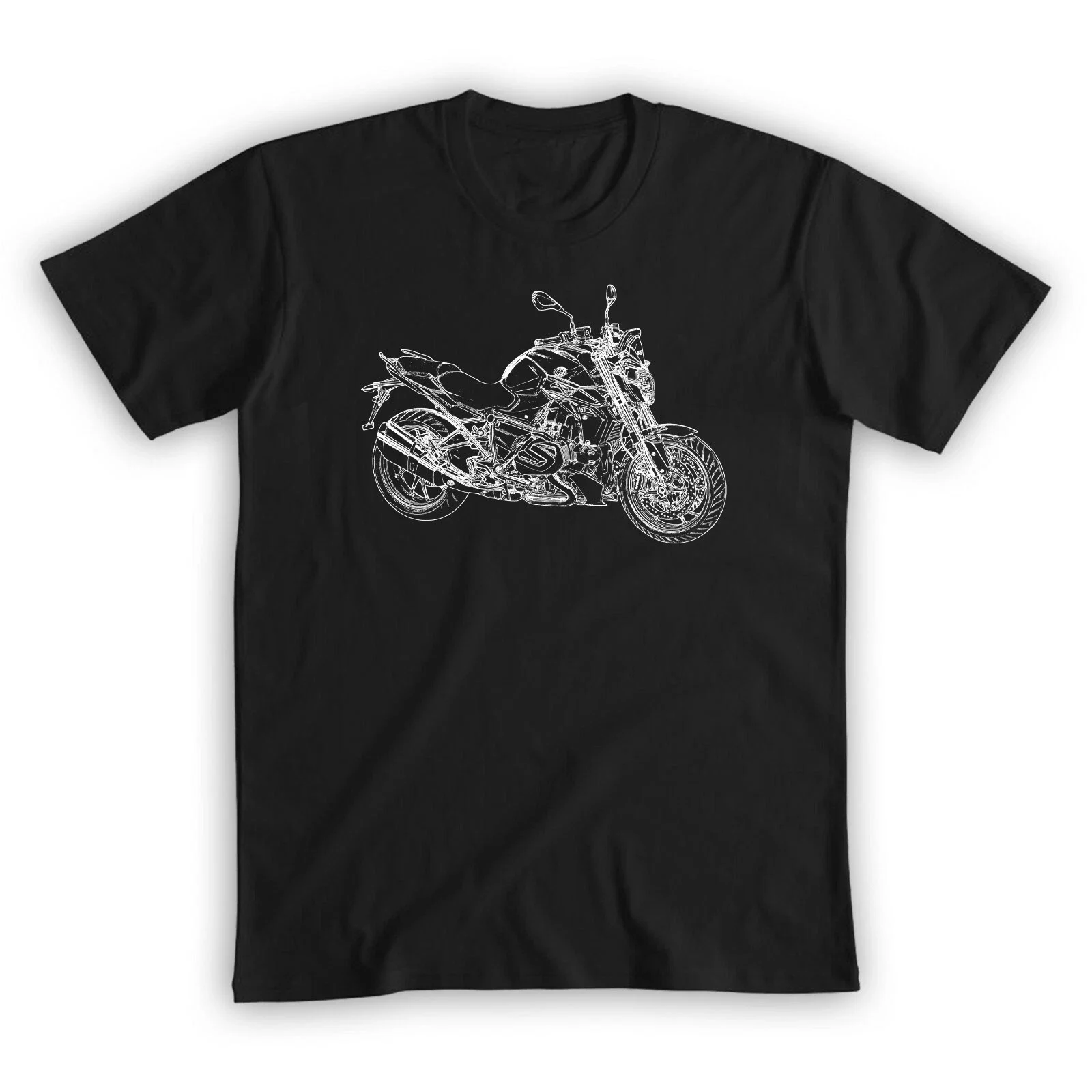 

2025 New summer Men T Shirt Casual R1250R T-shirt motorcycle Graphic Short Sleeves 100% Cotton Cool Tee