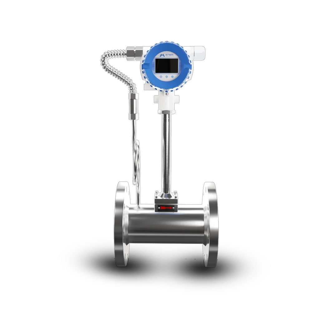 2026 Hot Sale Gases Vortex Flow Meter Liquids Vortex Flowmeter  Frequency Thread Steam Vortex Flowmeter