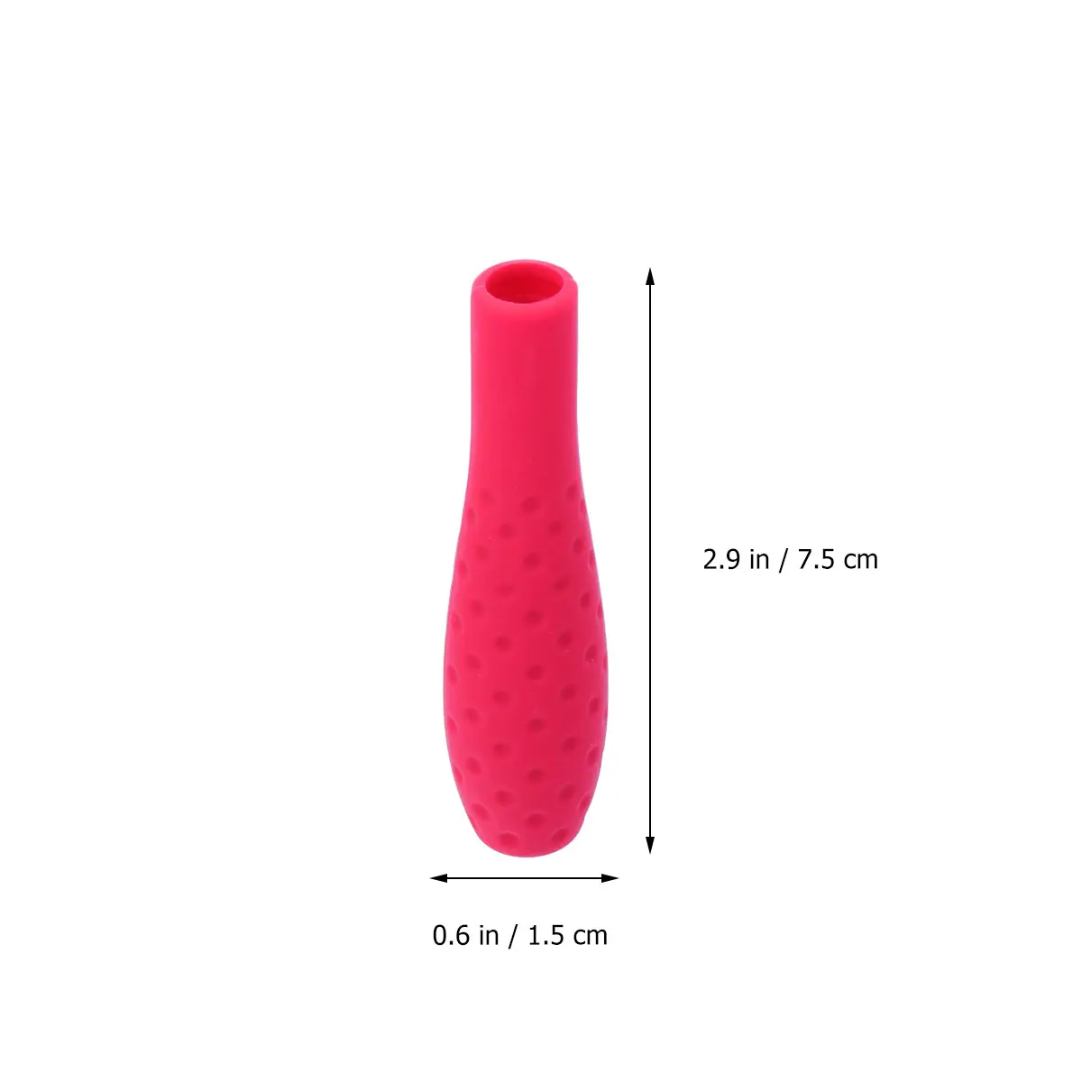 

Silicone Stylus Cover Red Protective Grip Holder For Pencil Dust Free Scratch Resistant Lightweight Portable Touch Pen