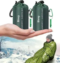Portable Waterproof Emergency Survival Sleeping Bag Outdoor Camping Gear Thermal Sack First Aid Rescue Mylar Insulate Blanket