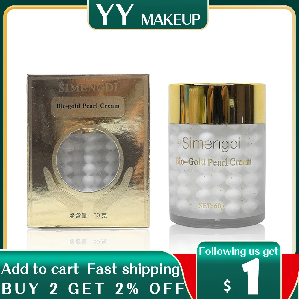 1 pcs SIMENGDI Bio-Gold Pearl whitening cream anti-aging night cream moisturizing nourishing facail cream removing wrinkle