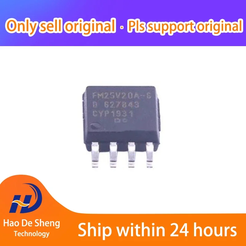 10PCS/LOT  FM25V20A-GTR logo FM25V20A-GD FM25V20  SOP8  New Original in Stock