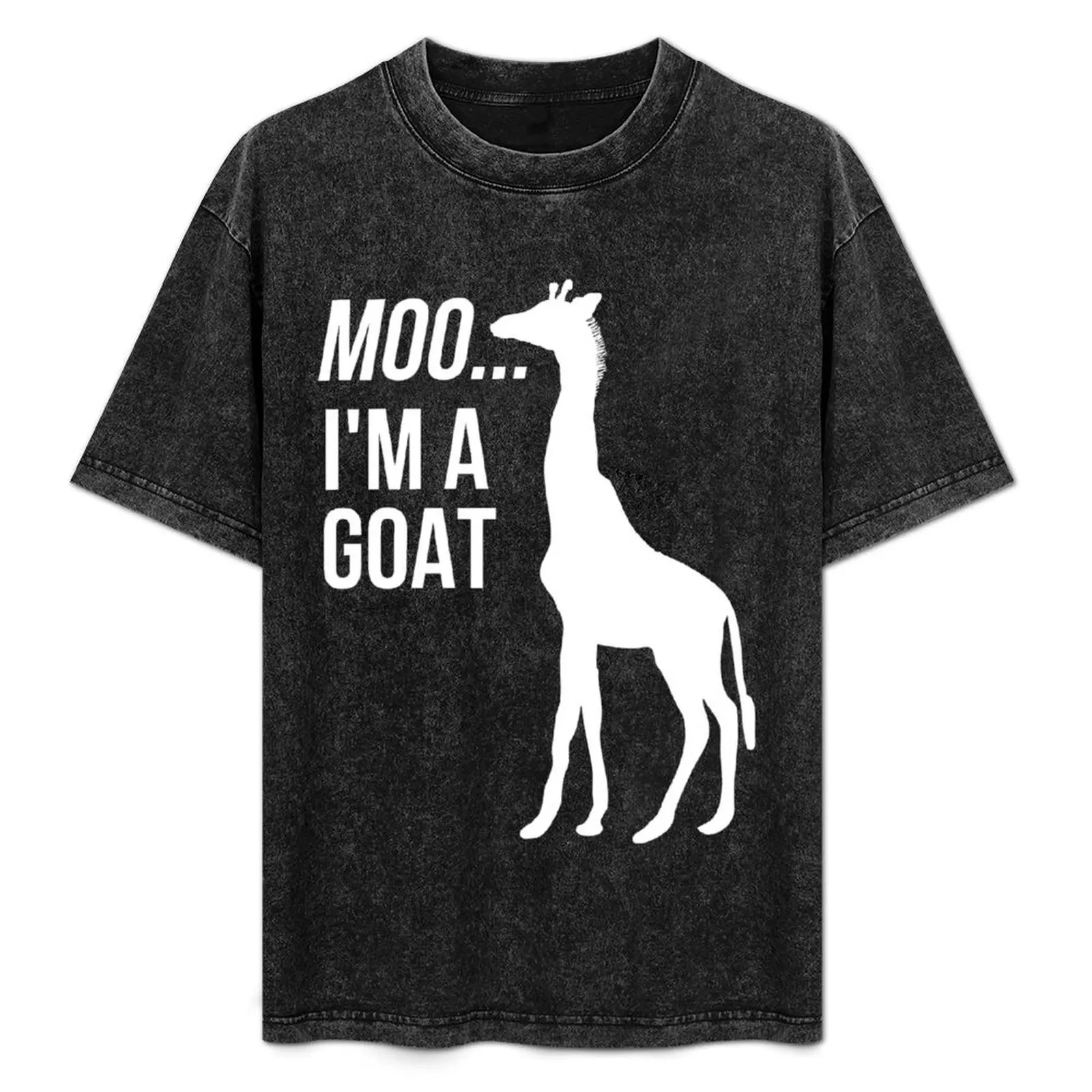 

Moo, I'm A Goat T-Shirt Plus Size Loose Short Sleeve Top