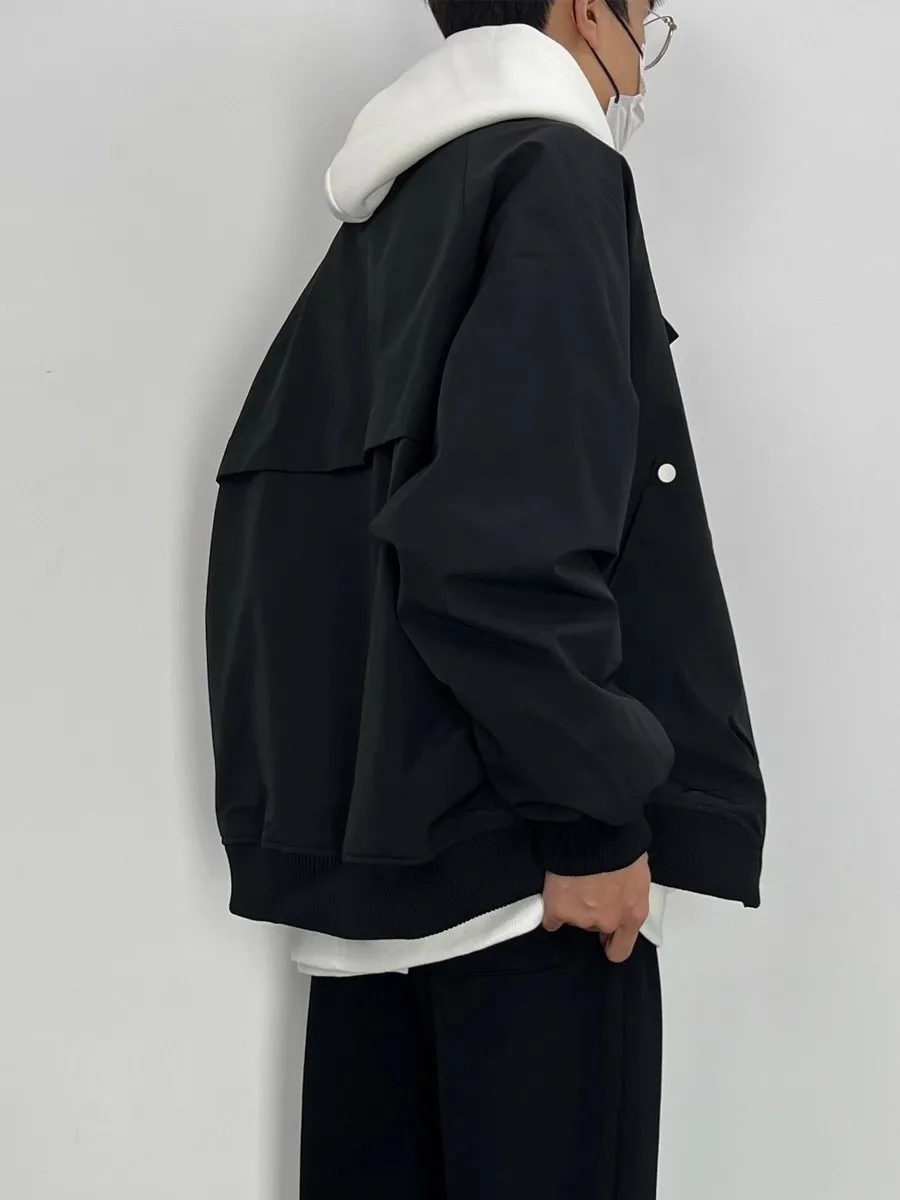 

Retro Japanese Sle Spring Autumn Loose Casual American Pilot Jaet Men's Women's Faionable Windbreaker Coat