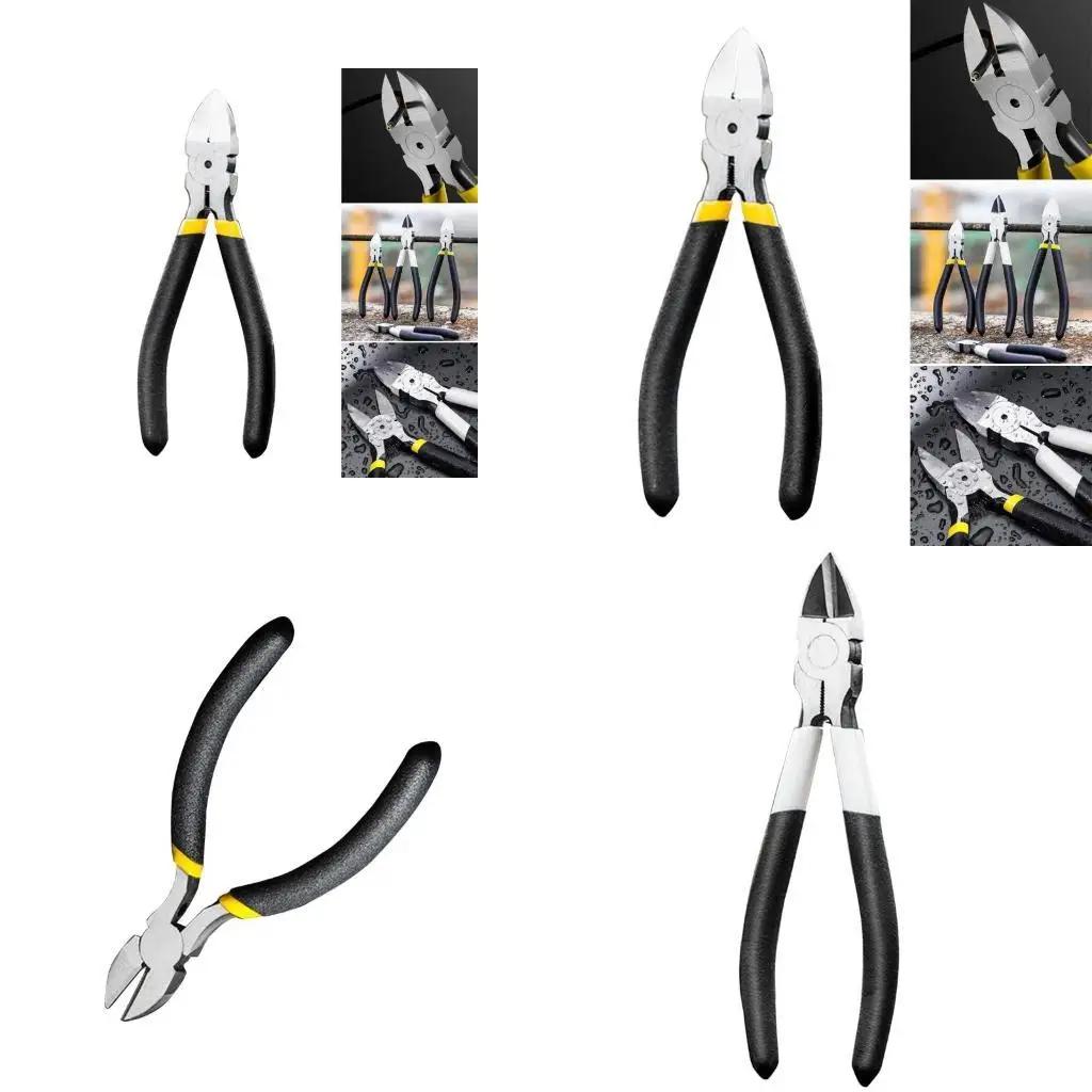 

652F Diagonal Flush Cutter Side Cutting Pliers Electronics Pliers for Reeled Terminals Soft Wire Electronics Jewelry Making