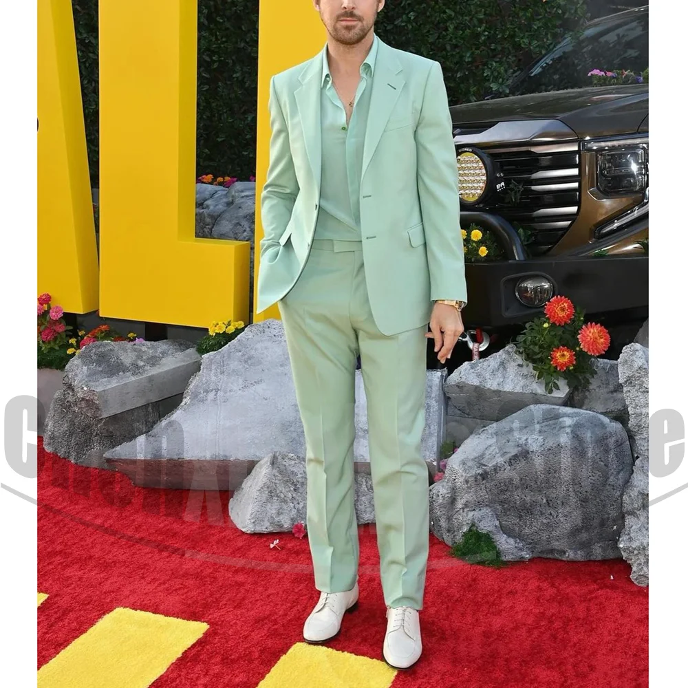 

Fashion Notch Lapel Men Suits 2 Piece Single Breasted Solid Color Wear Slim Formal Smart Casual Party Prom Wedding Tuxedos