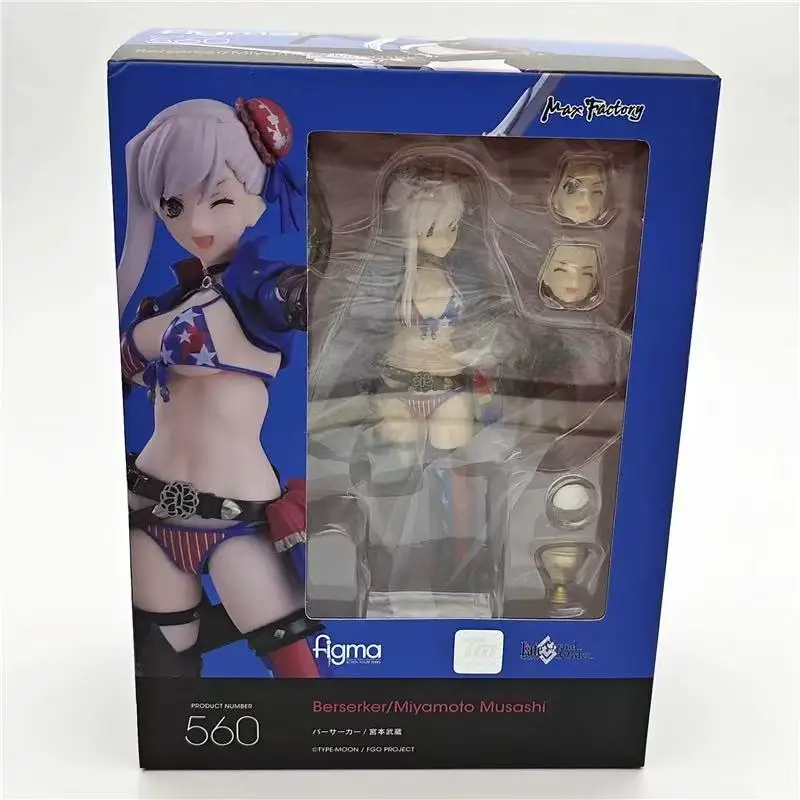 

In Stock Figma 570 Fgo Swimsuit Miyamoto Musashi Berserker Model Toy