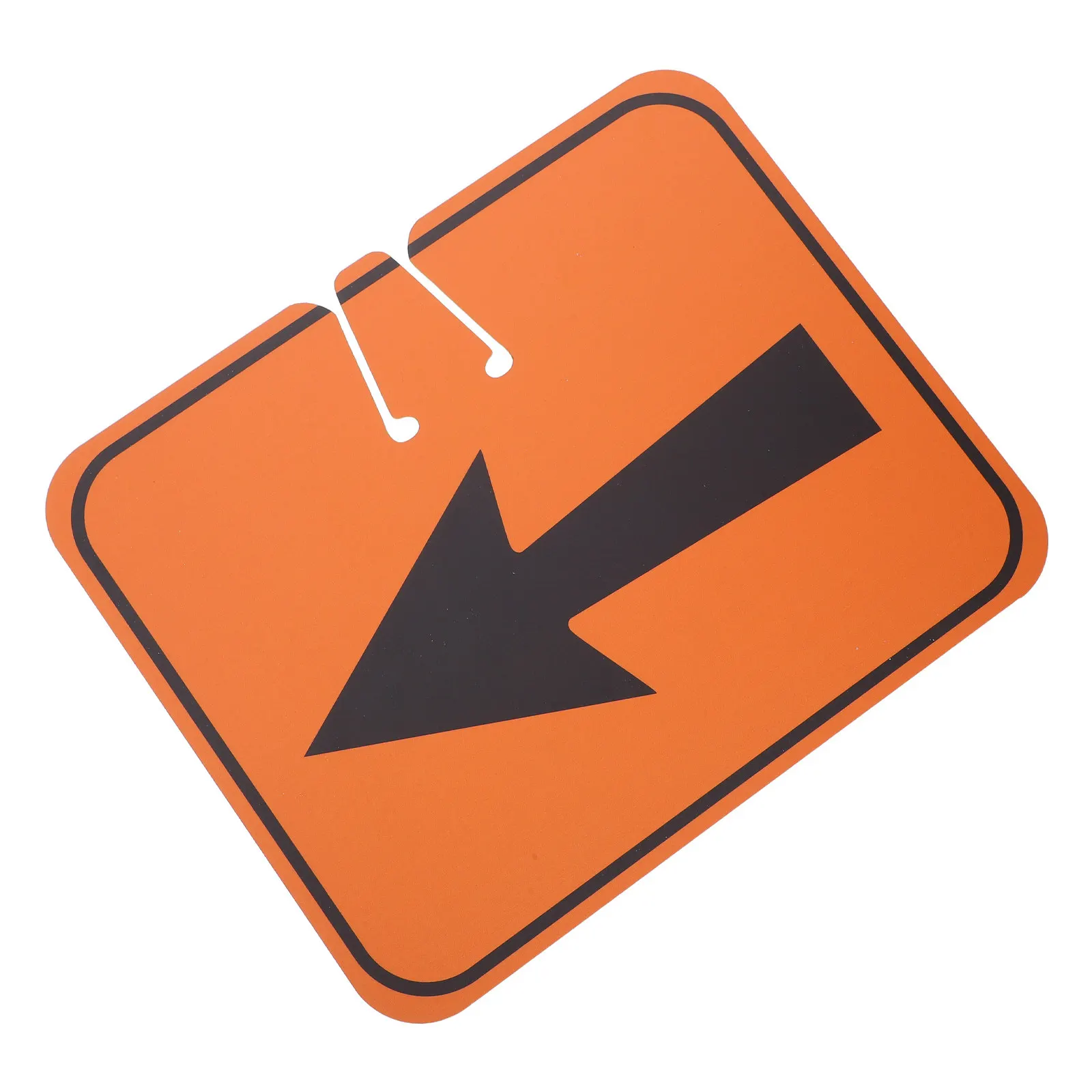 

Traffic Arrow Orange Sign Road Cone Top Directional Left Right Arrow Outdoor Road Barricade Construction Traffic Safety