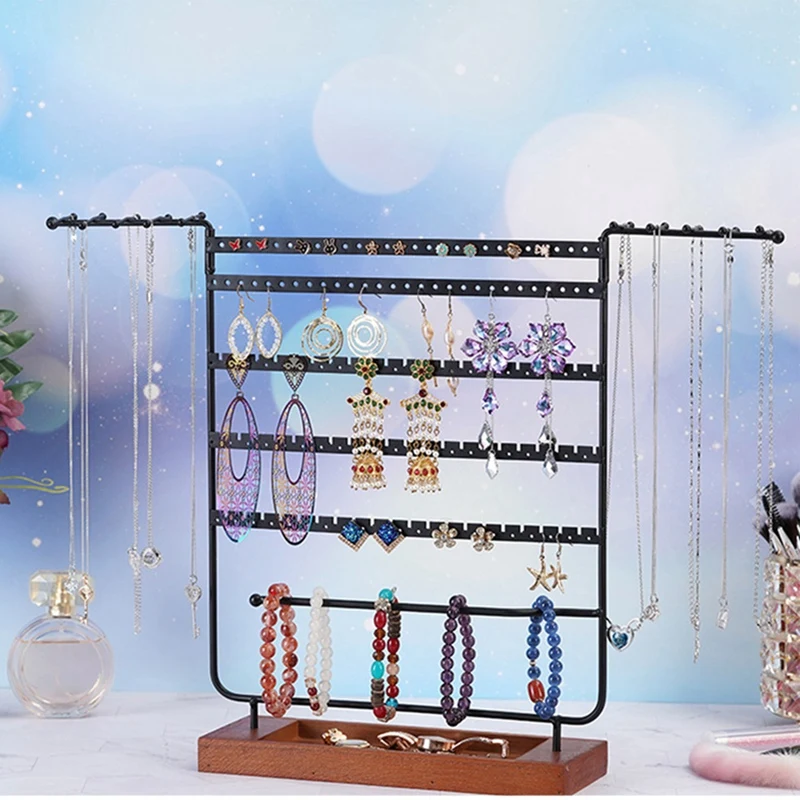 1PCS Must-Have For Organizers Hanging Jewelry Jewelry Display Rack Bracelet And Necklace Storage For Jewelry Display Durable