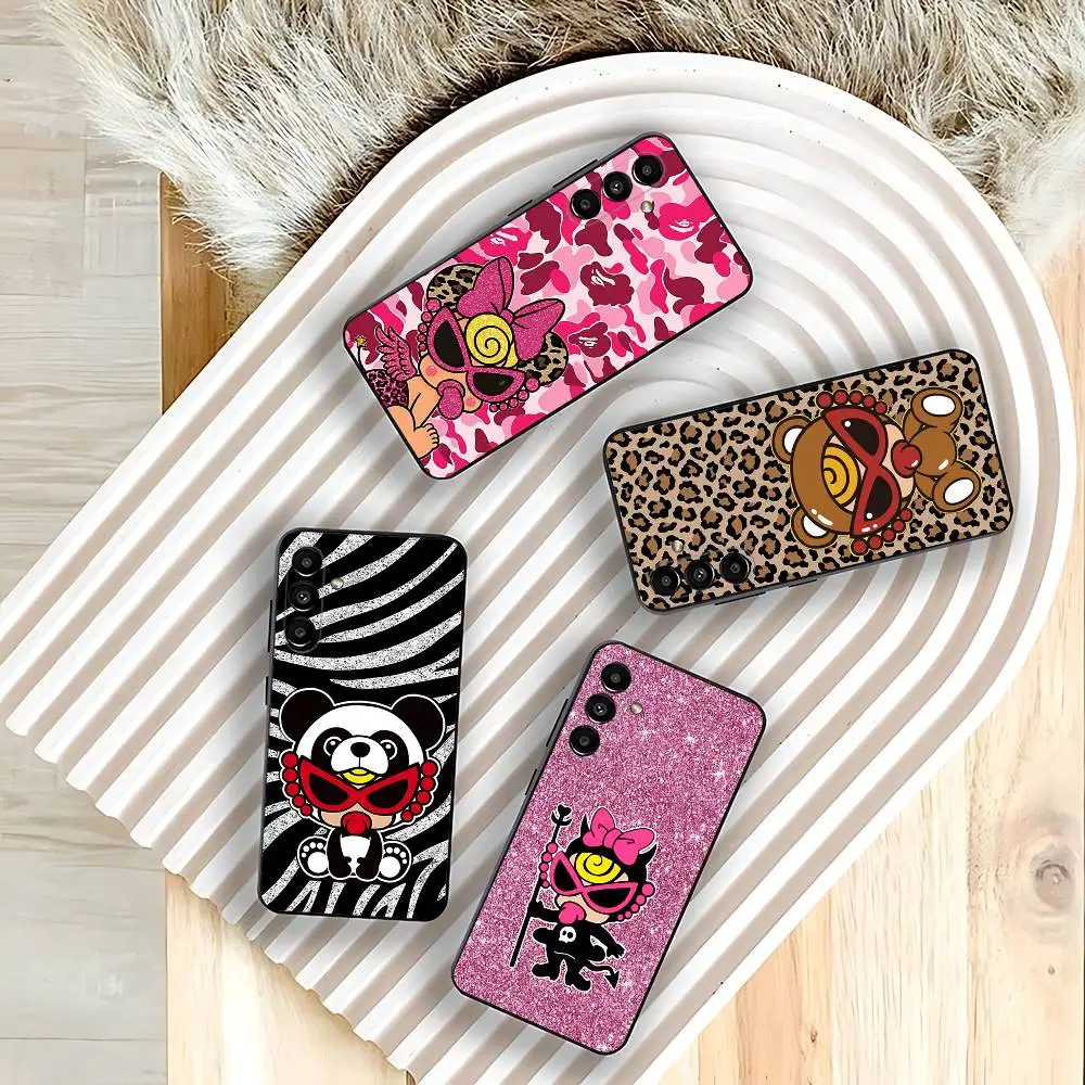 

H-Hysteric M-Mini Phone Case For Samsung Galaxy A73,31,32,72,41,53,52,71,22,5G,Note,J7,8,9 Soft Black Cover