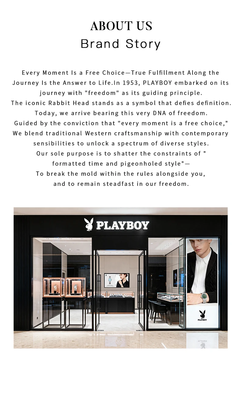 PLAYBOY 3076 Chronograph Quarzuhren für Damen Wasserdicht Leuchtend Elegantes Silikonarmband Diamantlünette Luxus Damenuhren – Detail 15