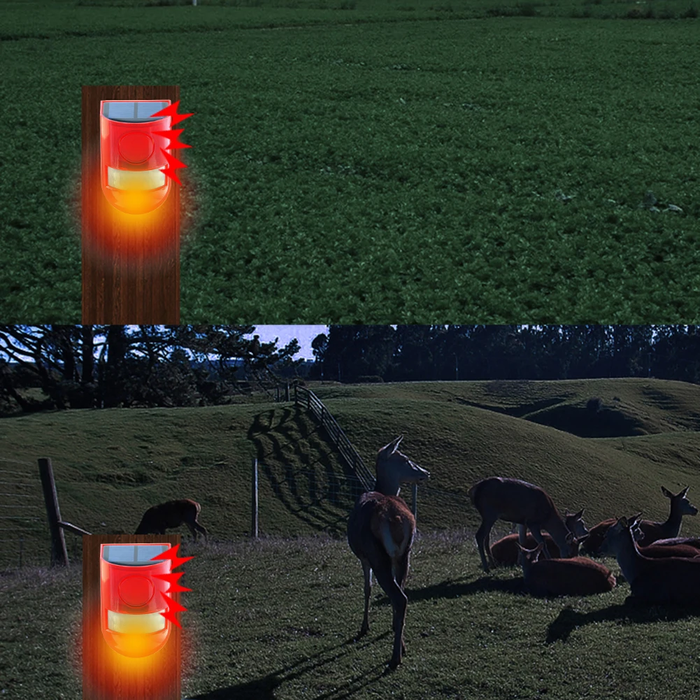 

Солнечная инфракрасная сигнализация с датчиком движения, водонепроницаемая охранная сигнализация, пульт дистанционного управления, многофункциональная портативная для дома, на открытом воздухе