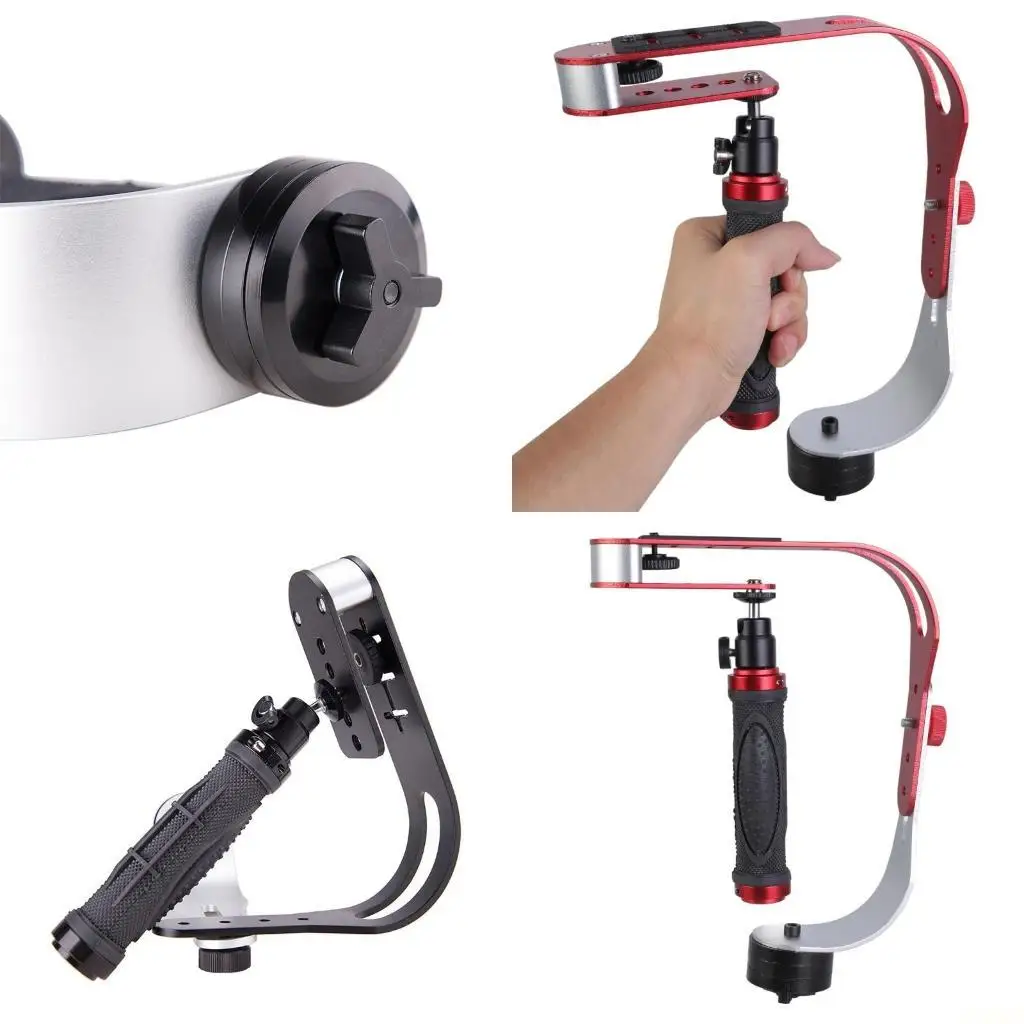 

B03F Aluminum Alloy Handle Grip Stabilizer Holder Stand Handheld Tripod For DSLR