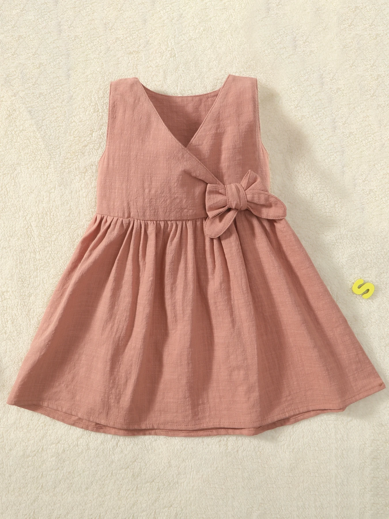 custom Summer baby girl clothes dress Linen Cotton Newborn Girls beach casual dresses for girls