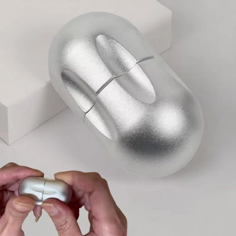 Lucky Pill Coin EDC Mini Magnetic Levitation Capsule Fidget Toy Adult Metal Hand Spinner Stress Relief Antistress EDC Tool