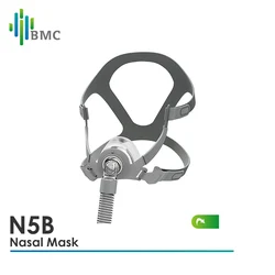 CPAP Mask BMC N5B Nasal Mask For 3 Sizes Face With Headgear Size S/M/L Fit for CPAP and Auto CPAP APAP Mask Sleep Snoring Apnea