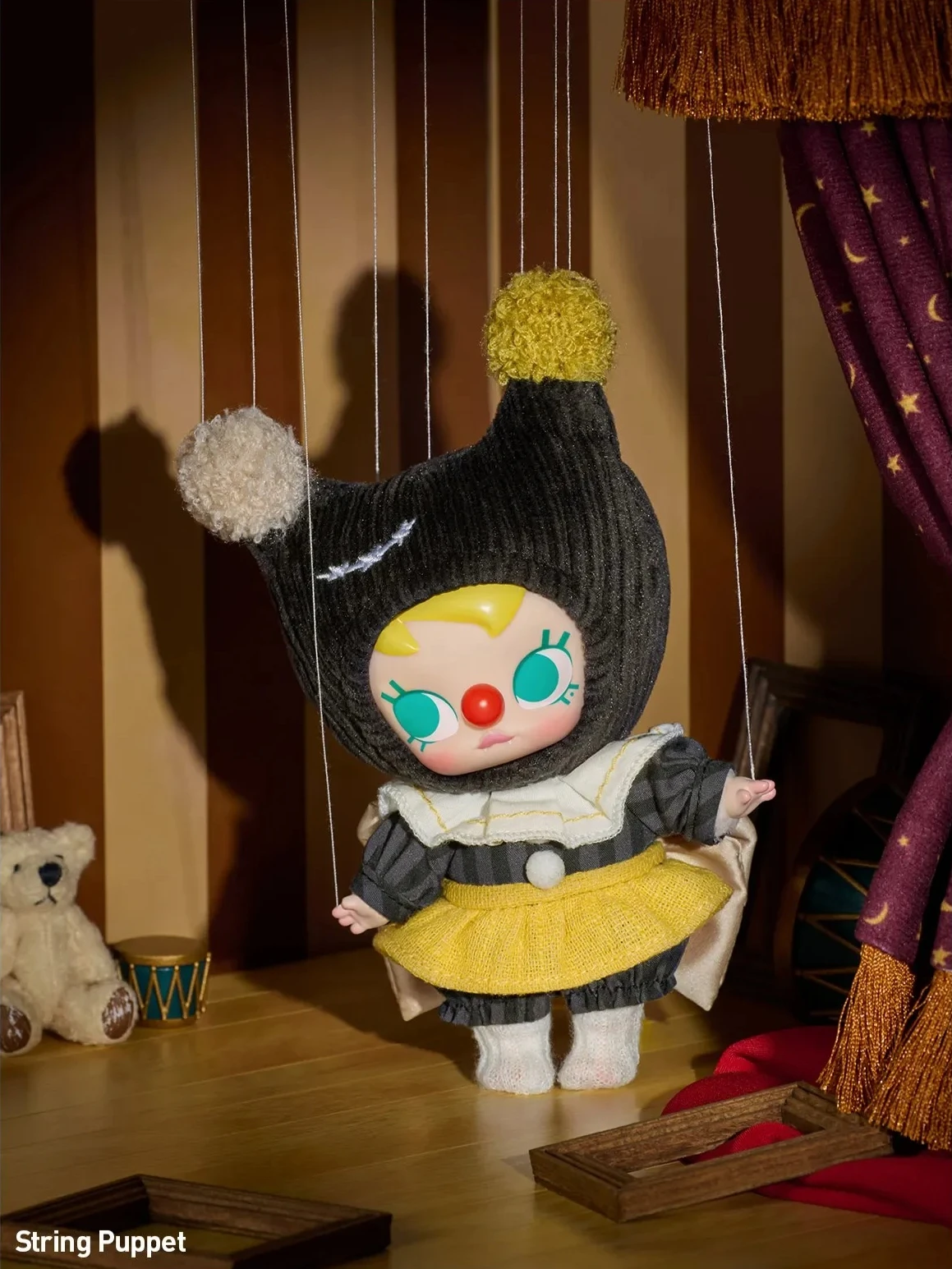 البوب مارت لماذا سلسلة خطيرة جدا هالوين Labubu Dimoo مولي Hacipupi وميض وميض صندوق أعمى ألعاب من نسيج مخملي تحصيل الشكل