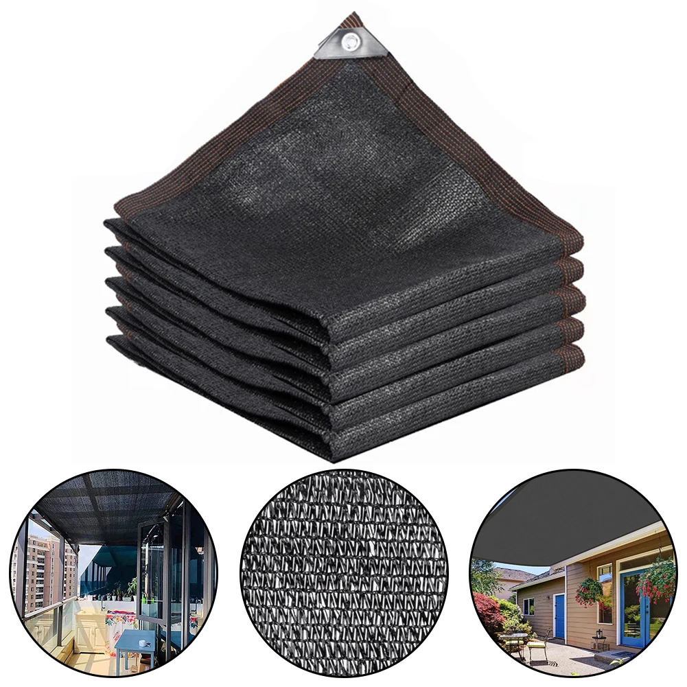 

Fitment Garden Netting Black Sun Shade Cloth Mesh Tarp Easy Installation Greenhouse Grommets Mesh Fabric Shade Cloth