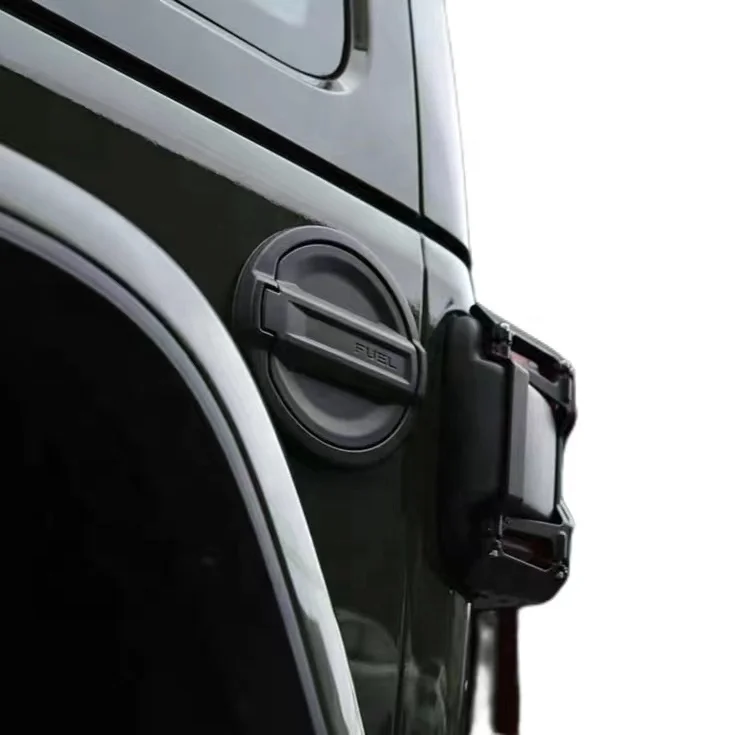 

JP16 ODM Electric Lockable Aluminum Gas Cap Fuel Tank Cover for Wrangler JL 2018-2024