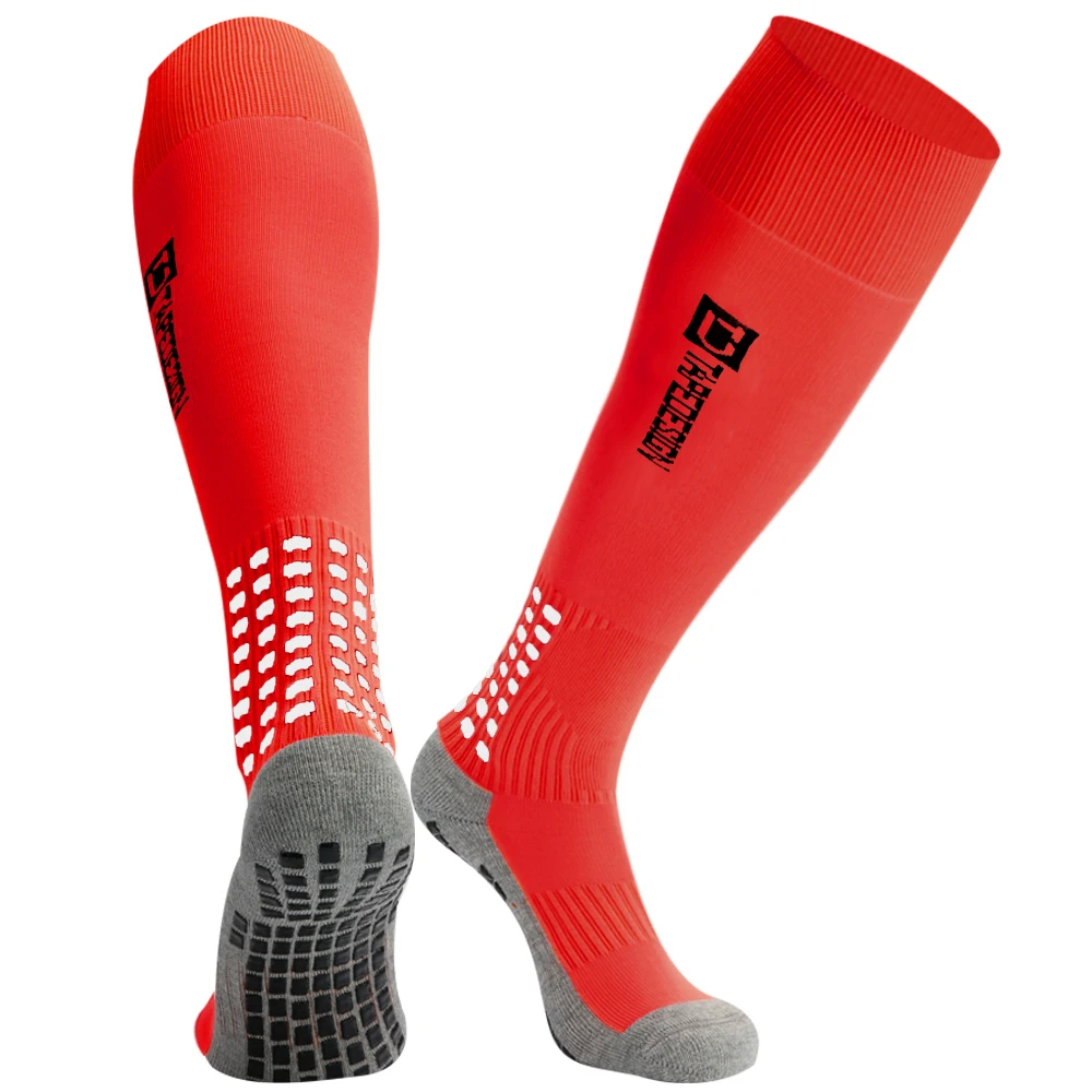 New Long Football Socks Silicone Suction Cup Grip Anti Slip Soccer Socks Sports Men Women Baseball Rugby Socks