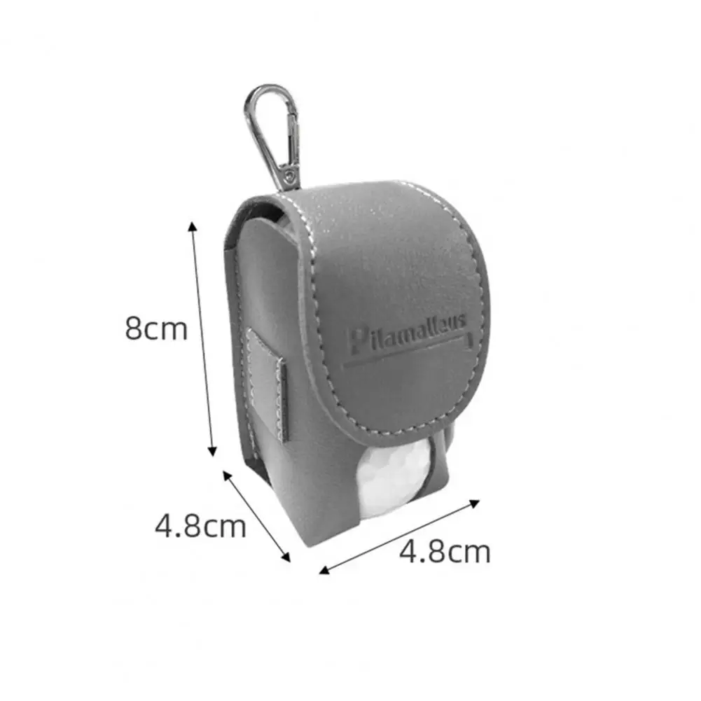 Custodia portatile per palline da Golf con portachiavi pallina da Golf antigraffio marsupio marsupio forniture da Golf porta Golf in pelle