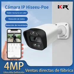 Kamera IP KR 4K 8MP na zewnątrz noktowizyjna z detekcją ruchu dwukierunkowy domofon H.265 + ONVIF nagrania Audio z monitoringu wideo