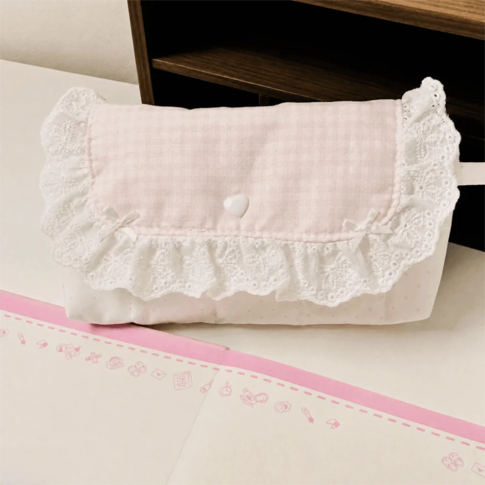 Cute Puppy Print Pencil Case Large Capacity Zipper Pen Bag Portable Stationery Organizer School Supplies