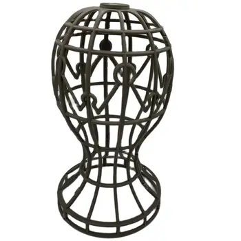 Supporto per parrucca in plastica a forma di lanterna a 2 colori, supporto per cappello, pieghevole, multiuso, per parrucca, portaoggetti, accessori per parrucche