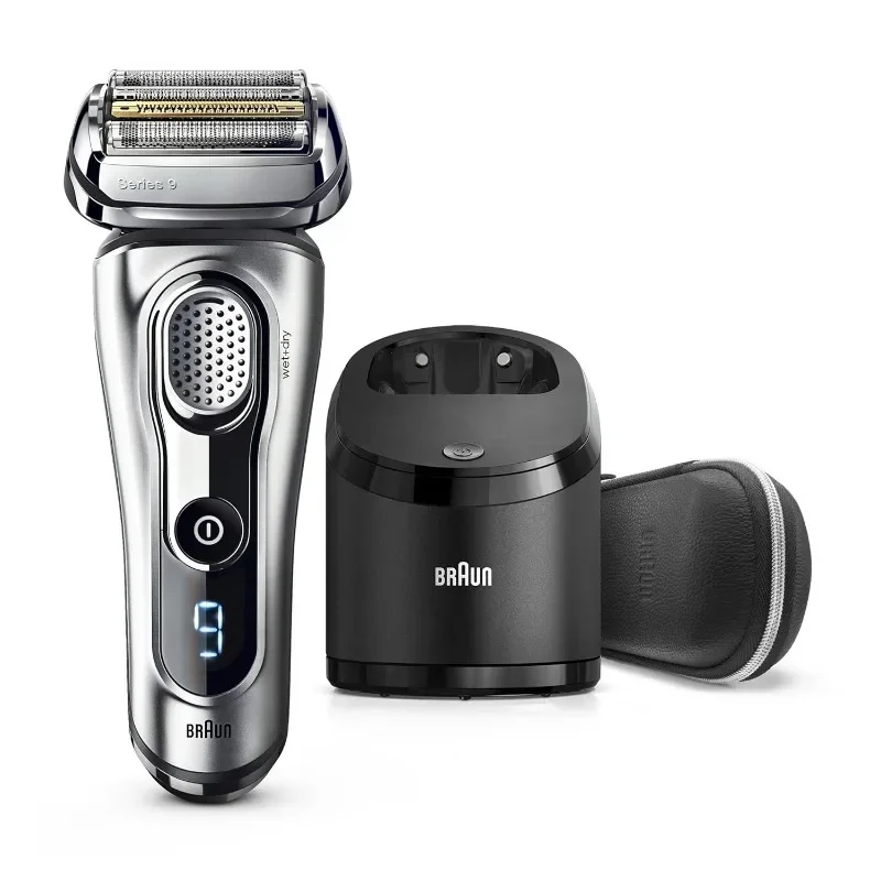 Braun Electric Razor for Men Foil Shaver with Precision Beard Trimmer, Rechargeable, Wet & Dry, Clean & Charge Station