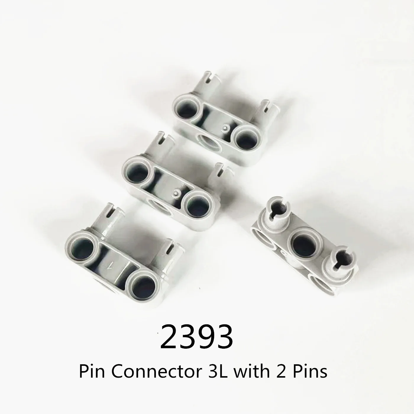 1 Pcs Buildings Blocks 2393 Pin Connector 3L with 2 Pins Brick Collections Bulk Modular GBC Toy For High-Tech MOC Set