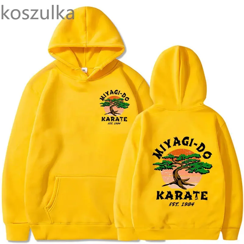 Clássico dos desenhos animados cobra kai hoodie miyagi fazer hoodies inverno anime feminino primavera/outono unisex moletom harajuku sudaderas do