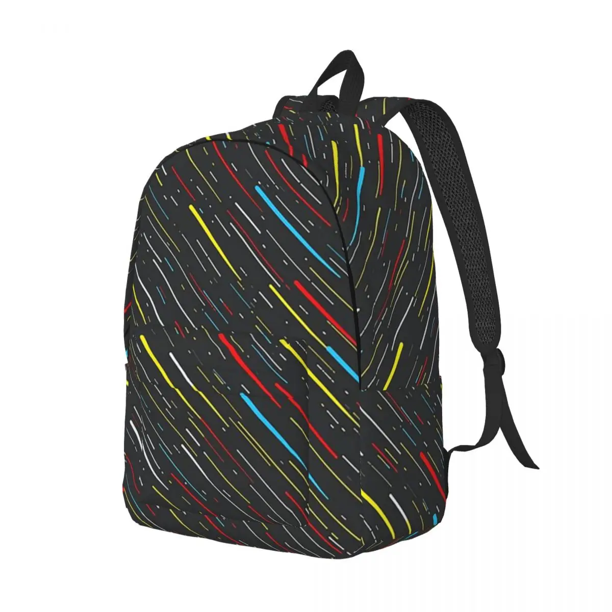 Cosmic Star Trails Pattern Backpack Student Boys Girls BookBag Kids School Bag Laptop Shoulder Bags for Men Women